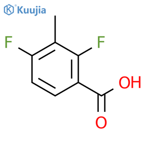 2,4-Difluoro-3-methylbenzoic acid structure