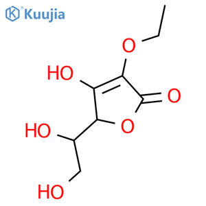 (R)-5-((S)-1,2-Dihydroxyethyl)-3-ethoxy-4-hydroxyfuran-2(5H)-one structure