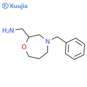 (4-Benzyl-1,4-oxazepan-2-yl)methylamine structure