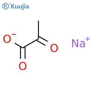 Sodium 2-oxopropanoate structure