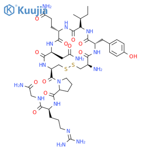 Oxytocin, 8-L-arginine- structure