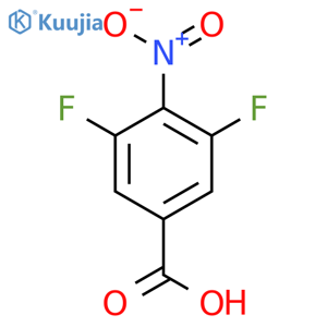 3,5-Difluoro-4-nitrobenzoic acid structure