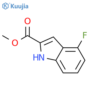 Methyl 4-fluoro-1H-indole-2-carboxylate structure