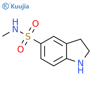 N-Methyl-2,3-dihydro-1H-indole-5-sulfonamide structure