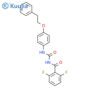 Benzamide,2,6-difluoro-N-[[[4-(2-phenylethoxy)phenyl]amino]carbonyl]- structure