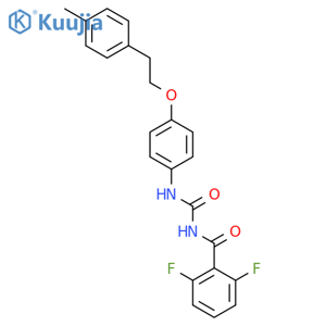 Benzamide,2,6-difluoro-N-[[[4-[2-(4-methylphenyl)ethoxy]phenyl]amino]carbonyl]- structure