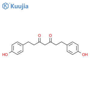 3,5-Heptanedione,1,7-bis(4-hydroxyphenyl)- structure