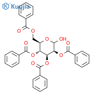 2,3,4,6-Tetra-O-benzoyl-D-mannopyranose structure