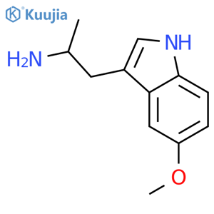 5-Methoxy-α-methyltryptamine structure