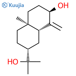 Eudesm-4(15)-ene-3alpha,11-diol structure