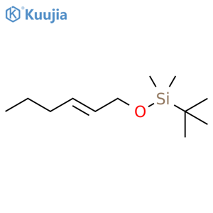 Silane, (1,1-dimethylethyl)[(2E)-2-hexenyloxy]dimethyl- structure