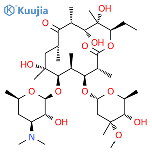 Erythromycin structure