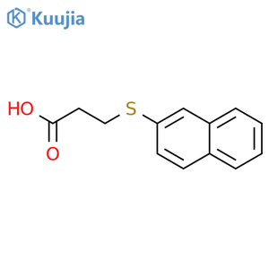 3-(2-Naphthylthio)propionic acid structure