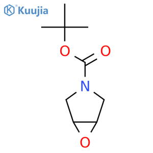 Tert-butyl 6-oxa-3-azabicyclo[3.1.0]hexane-3-carboxylate structure