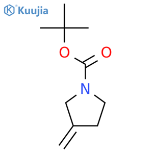 tert-butyl 3-methylidenepyrrolidine-1-carboxylate structure