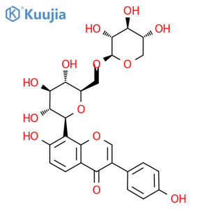 Puerarin 6''-O-xyloside structure