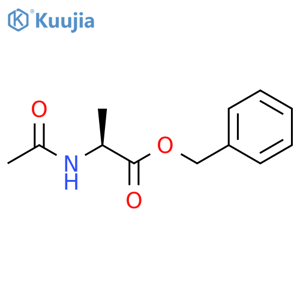 Alanine, N-acetyl-, phenylmethyl ester structure