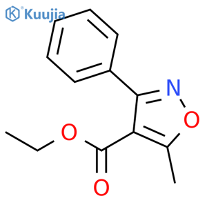 Ethyl 5-methyl-3-phenylisoxazole-4-carboxylate structure