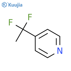 4-(1,1-Difluoroethyl)pyridine structure