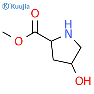 (2R,4R)-Methyl 4-hydroxypyrrolidine-2-carboxylate structure