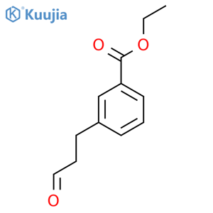 Ethyl 3-(3-oxopropyl)benzoate structure