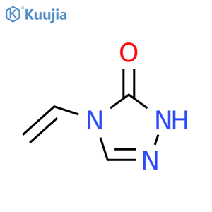 3H-1,2,4-Triazol-3-one,4-ethenyl-2,4-dihydro- structure