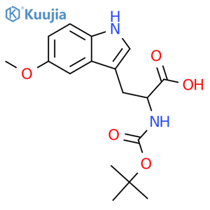 Boc-5-methoxy-L-tryptophan structure