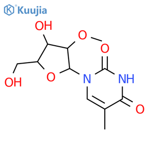 Uridine,5-methyl-2-O-methyl- (9CI) structure