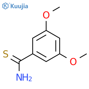 3,5-dimethoxybenzene-1-carbothioamide structure