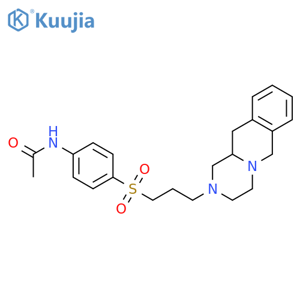 Acetamide,N-[4-[[3-(1,3,4,6,11,11a-hexahydro-2H-pyrazino[1,2-b]isoquinolin-2-yl)propyl]sulfonyl]phenyl]- structure