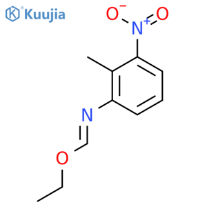 Ethyl-N-(2-methyl-3-nitrophenyl)formimidate structure