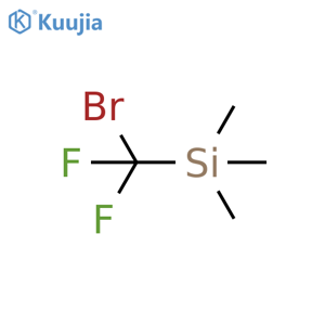 Trimethyl(bromodifluoromethyl)silane structure