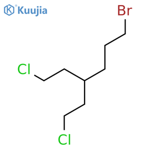 Hexane, 6-bromo-1-chloro-3-(2-chloroethyl)- structure