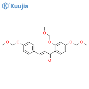 2-Propen-1-one, 1-[2,4-bis(methoxymethoxy)phenyl]-3-[4-(methoxymethoxy)phenyl]-, (2E)- structure