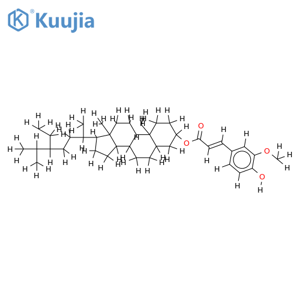 3-O-(trans-4-feruloyl)-beta-sitostanol structure