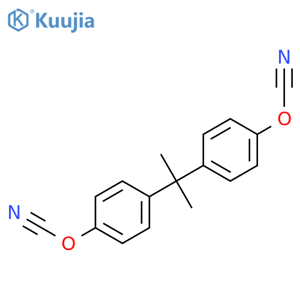 2,2-Bis(4-cyanatophenyl)propane structure