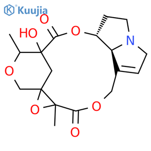 2H-1a,5-Methano-4H-oxireno[12,13][1,5,10]trioxacyclotetradecino[6,7,8-gh]pyrrolizine-6,15(5H,15aH)-dione,7a,8,9,11,12b,13-hexahydro-5-hydroxy-4,15a-dimethyl-, (7aR,12bR)- structure