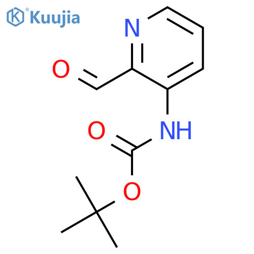 tert-Butyl (2-formylpyridin-3-yl)carbamate structure