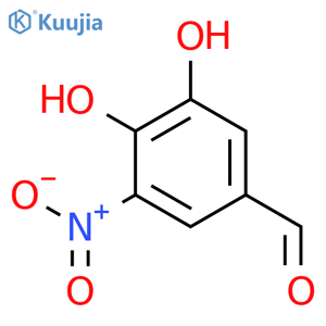 3,4-Dihydroxy-5-nitrobenzaldehyde structure