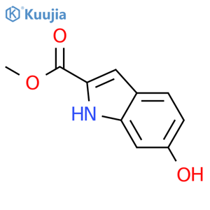 Methyl 6-hydroxy-1H-indole-2-carboxylate structure