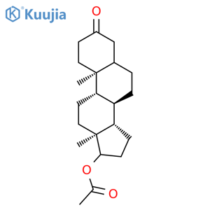 Androstanolone acetate structure