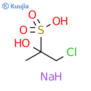 2-Propanesulfonic acid, 1-chloro-2-hydroxy-, sodium salt (1:1) structure