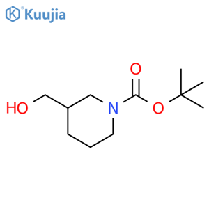 Tert-butyl 3-(hydroxymethyl)piperidine-1-carboxylate structure