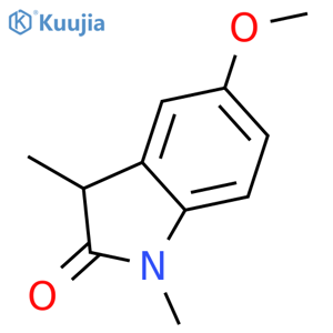 5-Methoxy-1,3-dimethyl-2-indolinone structure