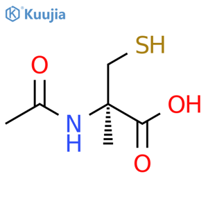 Cysteine,N-acetyl-2-methyl- structure