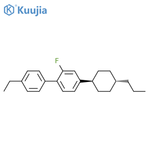 1,1'-Biphenyl,4'-ethyl-2-fluoro-4-(trans-4-propylcyclohexyl)- structure