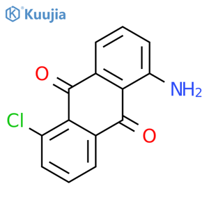 1-Amino-5-chloroanthracene-9,10-dione structure