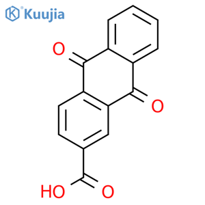 Anthraquinone-2-carboxylic acid structure