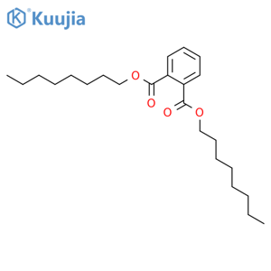 1,2-dioctyl benzene-1,2-dicarboxylate structure