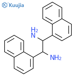 (1R,2S)-1-(Naphthalen-1-yl)-2-(naphthalen-2-yl)ethane-1,2-diamine structure